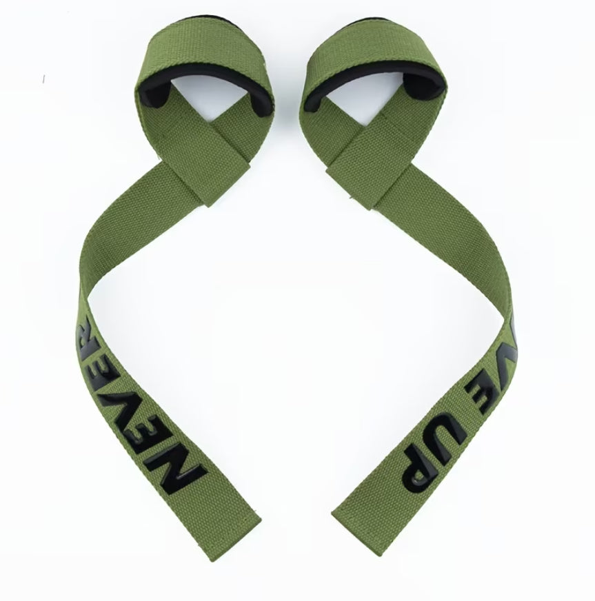 Pair of Padded Wrist Straps for Weightlifting