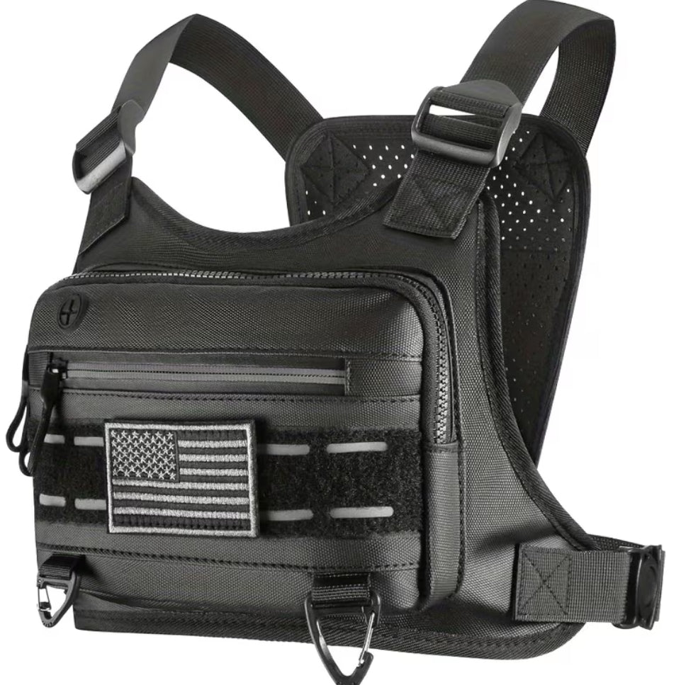 Tactical Chest Bag with Adjustable Shoulder Strap