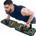 Push-Up Board with 28 Holes and 2 Resistance Bands